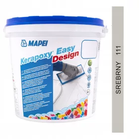   Епоксидна фугираща смес Mapei нюанси на сиво и сребро 111 сребро 3 кг