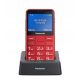  Panasonic KX-TU155 64 MB 2G мобилен телефон червен