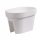  Prosperplast саксия за цветя 39,6 cm x 26,6 x 25 cm диаметър 39,5 cm пластмасова бяла