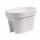  Prosperplast саксия за цветя 39,6 cm x 26,6 x 25 cm диаметър 39,5 cm пластмасова бяла