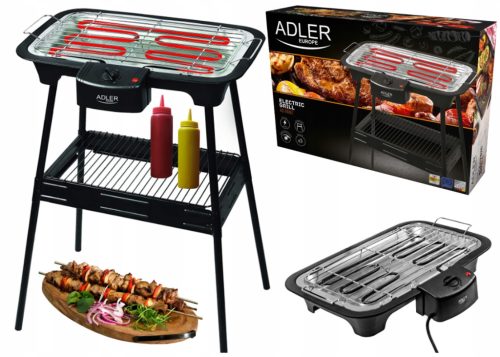  Електрическа скара Adler grill AD Електрическа стояща контактна скара 2000 W