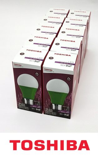 Лампа за отглеждане на растения - GROW крушка за отглеждане на растения Toshiba 9 W