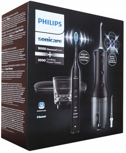  Комплект Philips Sonicare DiamondClean 9000 HX3866/43, четка за зъби + иригатор