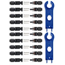   10 ЧИФТА ФОТОВОЛТАИЧЕН КОНЕКТОР MC4 КОНЕКТОР СОЛАРЕН ПАНЕЛ IP67 14AWG-10AWG