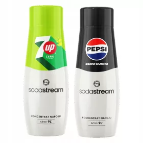    SodaStream 7 Up Diet 201058 карбонатен сироп 440 ml зелен + SodaStream Pepsi MAX сироп 440 ml