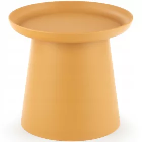    Маса Halmar Alexis, кръгла, 50 х 50 х 46 см, нюанси на жълто