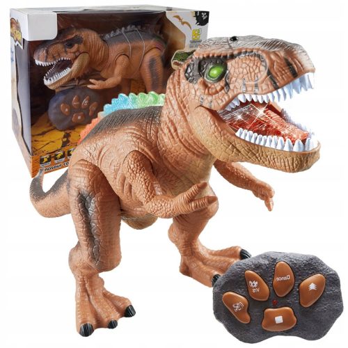  Мега динозавърът T-Rex върви, реве, свети, дистанционно управление