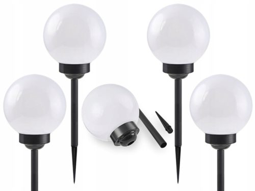  Соларна лампа за вграждане LED Plus черен 47 см 4 бр.