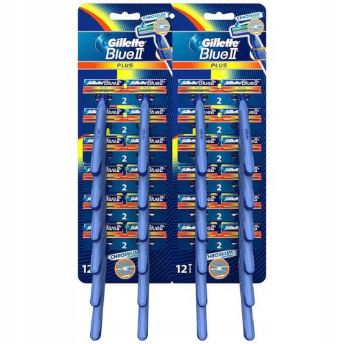 GILLETTE BLUE 2 PLUS САЖИН ЗА БРЪСНЕНЕ 24 бр