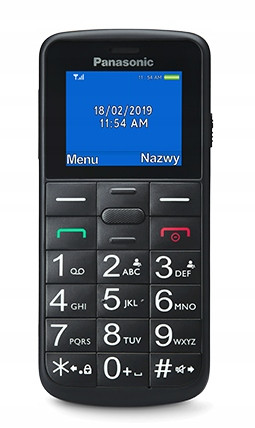 Мобилен телефон Panasonic KX-TU110 32MB/512MB 2G черен