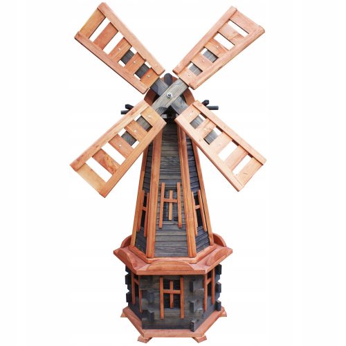  Дървена градинска вятърна мелница Windmills 135см 3 вида