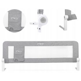    Предпазен парапет за легло MoMi LEXI светлосив