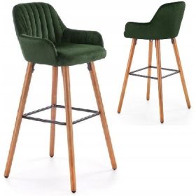    Табуретка Halmar, нюанси на зелено, 98 см, дамаска