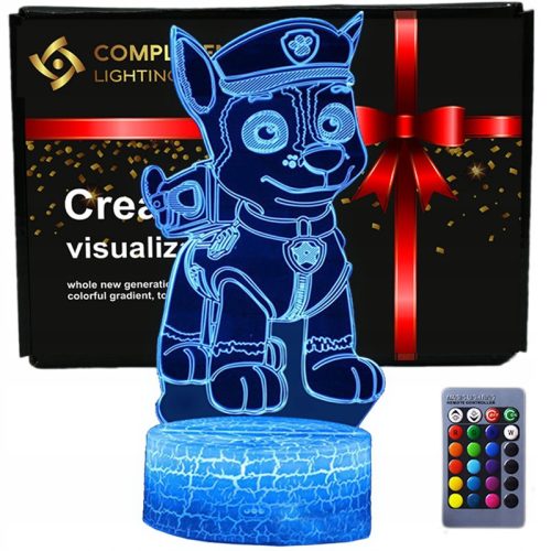 3D LED USB нощна лампа Paw Patrol Paw Patrol
