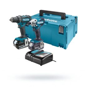    Комбиниран комплект 18V (DTD156+DDF482) 3x5.0Ah Makita