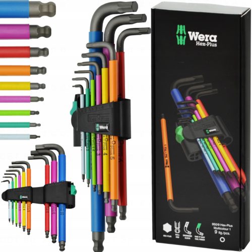 Комплект шестостенни ключове Wera 05022669001