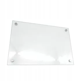   Стъклен панел 70 x 50 x 6 mm закалено стъкло + комплект за монтаж на стъкло с разстояние 15 mm 4 бр.