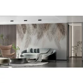   Фототапет Кафяви листа 300х250 структура 350гр