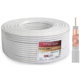 Антенен кабел Opticum RG6 AX FCS-2 100м