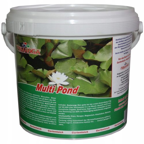  Femanga Multi Pond 2,5 kg стабилизира KH pH на СЕДИМЕНТИТЕ