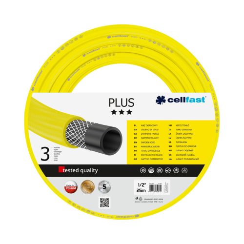  Градински маркуч Cellfast Plus 1/2" 25 м жълт