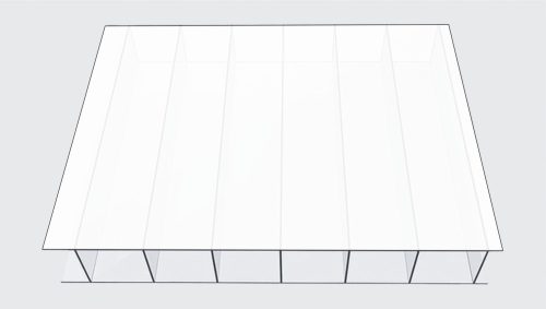 Многостенни поликарбонатни плочи Ultraplast 3 m x 210 cm x 10 mm