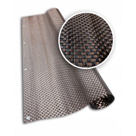    Покривало от техноратан MatBrown за ограда за порта Ограда, направена за измерване в метри