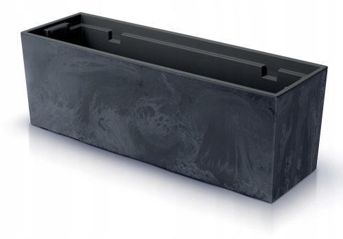  Prosperplast саксия 77 cm x 23,5 x 24,6 cm пластмасови нюанси на сиво и сребро