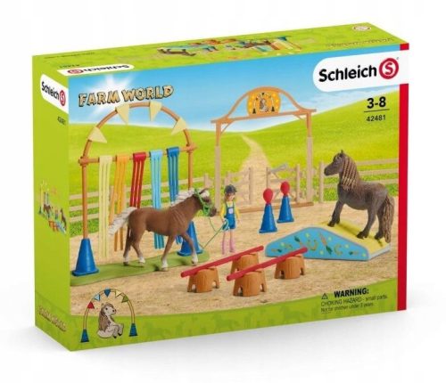  Комплект фигурки Schleich 42481 Тренировка за ловкост за понита