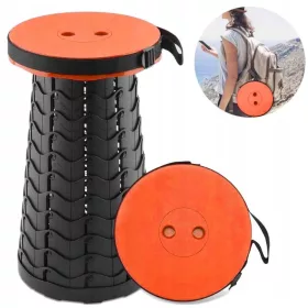   Градински стол - Градински стол Geeyal, черна пластмаса