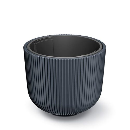  Prosperplast саксия 39,1 cm x 39,1 x 32,1 cm диаметър 39,1 cm пластмаса черна