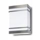  Градинска лампа Kwazar Luminaire, нюанси на сиво и сребро, E27, 15 W