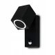  Kwazar Luminaire градинска стенна лампа черна GU10 20 W