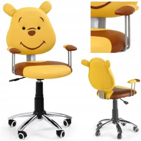    Въртящ се стол Halmar, нюанси на жълто