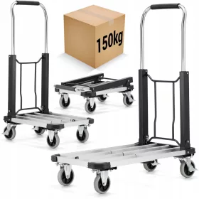   Сгъваема алуминиева транспортна количка