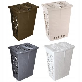    BranQ свободностоящ кош за пране, бежов, 42 литра