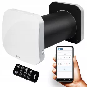   ZEPHYR 160 дистанционен стенен рекуператор на топлина 60m3/h WiFi