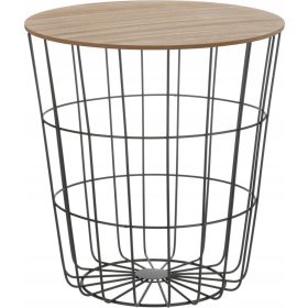    D2.Design Suny холна маса кръгла 39 x 39 x 41 см черна