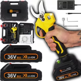   Градинска ножица - Акумулаторна електрическа ножица Totalstore 32см 36V