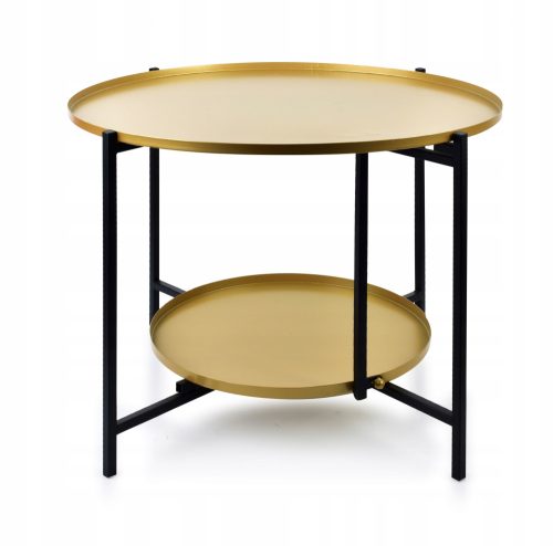  Кръгла маса Mondex Lucas 60,5 x 60,5 x 45 см злато