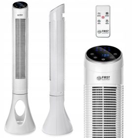   вентилатор на апартамента - First Austria 5560-5-WI колонен вентилатор, бял