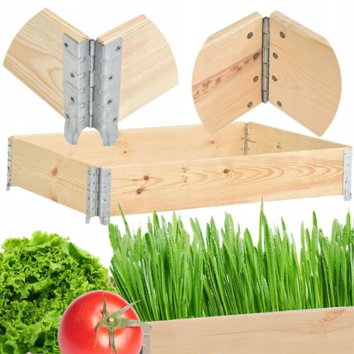  Саксия Skamvit 120 см х 80 х 19,5 см естествено дърво