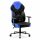  Diablo Chairs X-Gamer 2.0 Игрален стол с нормален размер, черен и син плат