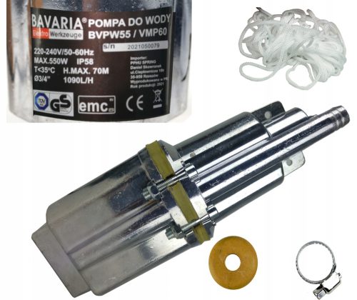  Потопяема помпа Wima 550 W, 900 l/h