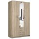  Делукс гардероб TopEshop 120 x 205 x 52 см гардероб дъб сонома с огледало