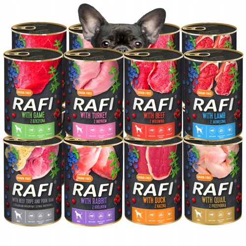  DOLINA NOTECI RAFI КУЧЕТА МИКС ОТ ВКУСОВЕ 16x400гр.