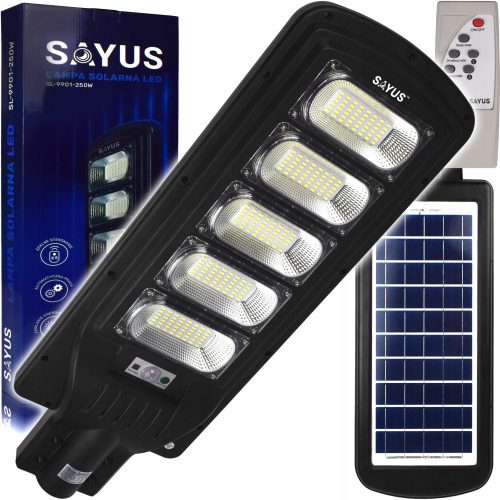  Улична лампа Sayus 1800 W 2400 lm на батерии, соларна