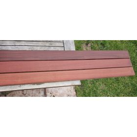   Терасови настилки - Терасна дъска Massaranduba 2 x 0,09 м нюанси на бежово, нюанси на кафяво, нюанси на сиво