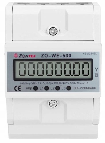 Измервателен уред Zontex 220 V IP20 10 A