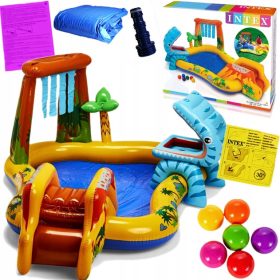   Басейн - Правоъгълен надуваем басейн Intex 249 х 191 см